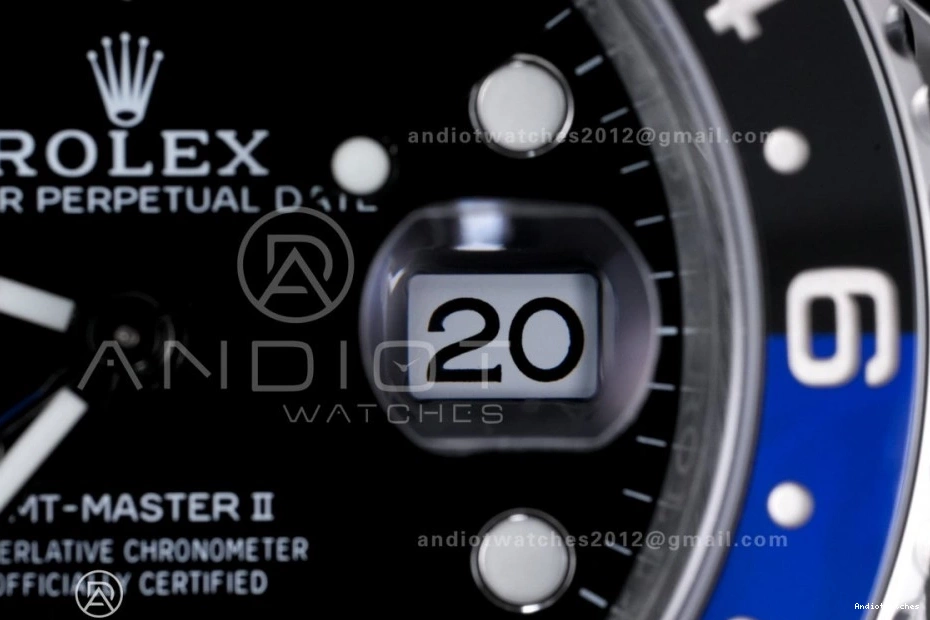 on GMT-Master Steel Best 904L 1:1 Bracelet Jubilee BLNR V Colorful Edition 869 II Batgirl DD3285 VSF 126710 0727